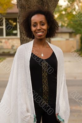Beautiful young Ethiopian