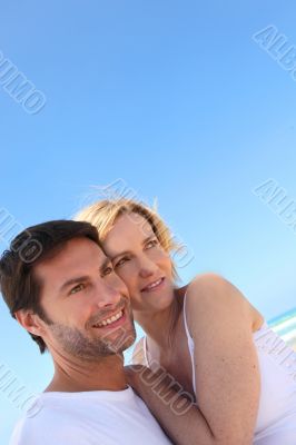 couple on the beach