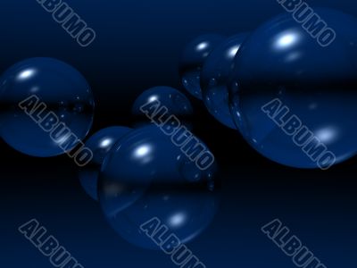 blue bubbles