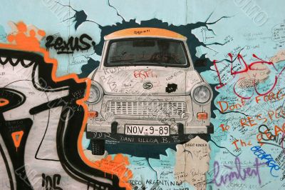 Fragment of Berlin wall