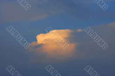 Background of colourful sky.