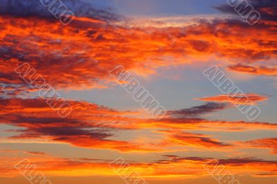 Background of colourful sky.