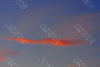 Background of colourful sky.