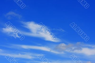 Background of blue sky.