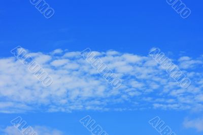 Background of blue sky.