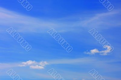 Background of blue sky.