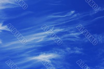 Background of blue sky.