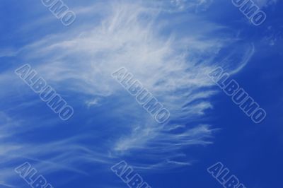 Background of blue sky.