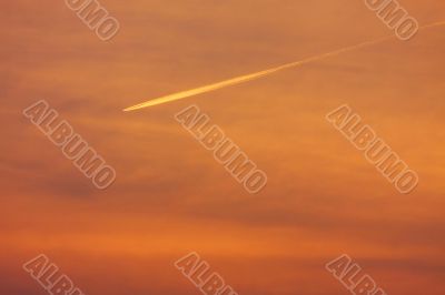 Background of colourful sky.