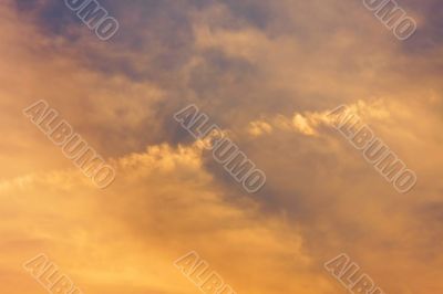 Background of colourful sky.