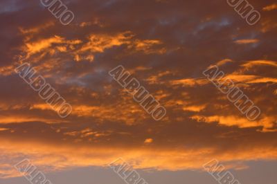 Background of colourful sky.