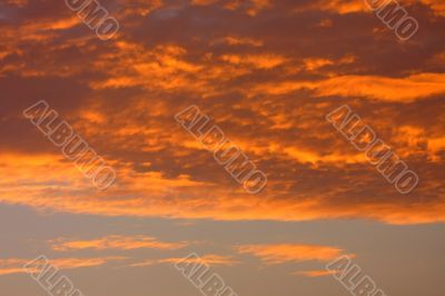 Background of colourful sky.