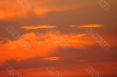 Background of colourful sky.