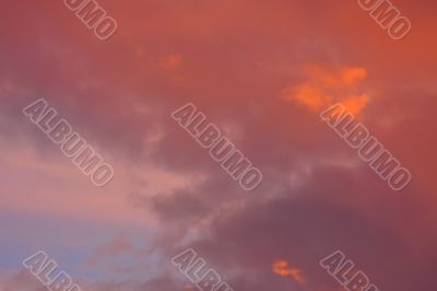 Background of colourful sky.