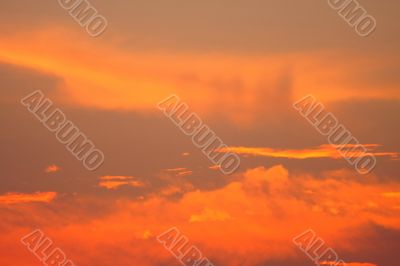 Background of colourful sky.