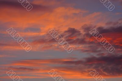Background of colourful sky.