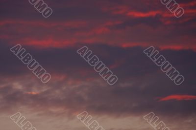 Background of colourful sky.