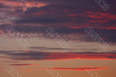 Background of colourful sky.