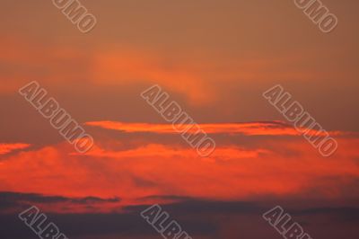 Background of colourful sky.