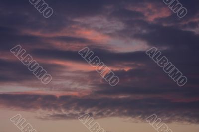 Background of colourful sky.