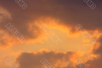 Background of colourful sky.