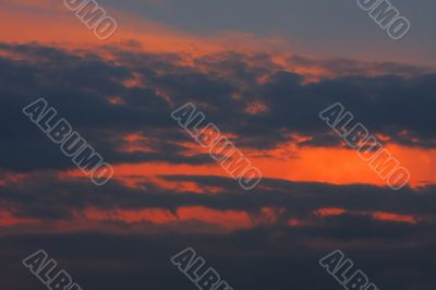 Background of colourful sky.