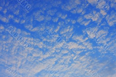 Background of blue sky.