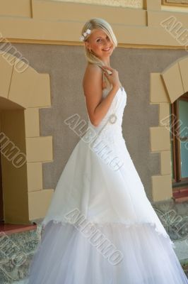 Bride on the wall