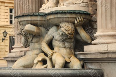 antique fountain