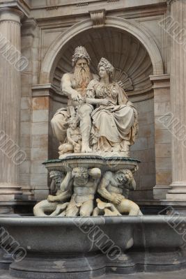 beautiful old fountain