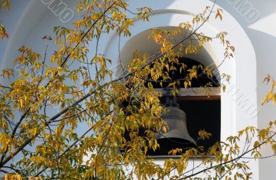 Church Bell and Yellow Leaves