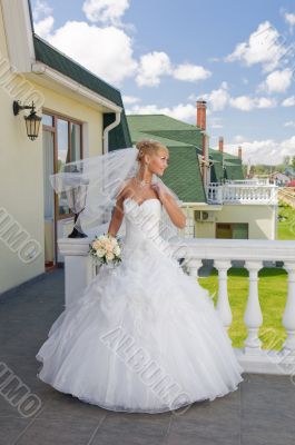Bride On The Balcony