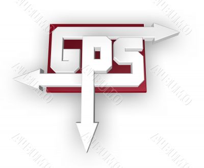 gps with arrows