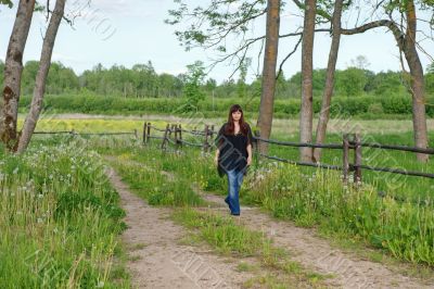 Walk near by dandelion meadow.