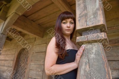 Beauty girl on homestead