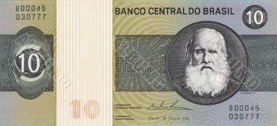 10 Cruzeiro banknote