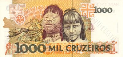 1000 Cruzeiro banknote