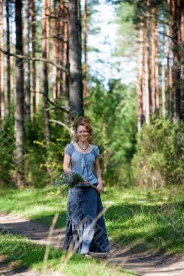 Walking in the wood