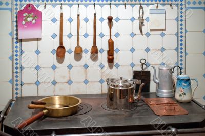 Kitchen of art nouveau