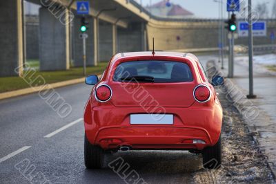 Car from rear