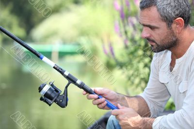 Man fishing 