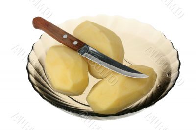 Cleared potato