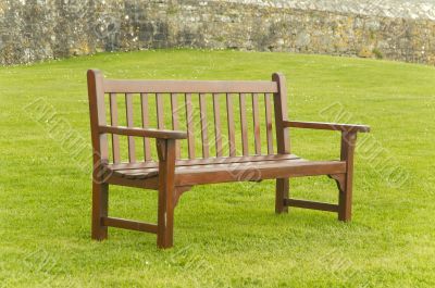 Wooden bench