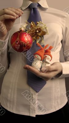 Image of Christmas decorations