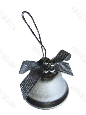 Christmas bell isolated on the white background