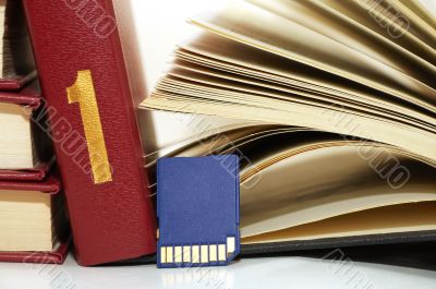 Books and sd card