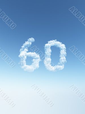cloudy number sixty