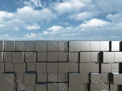 cubes wall