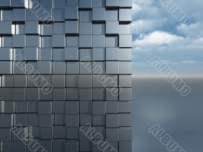 cubes wall