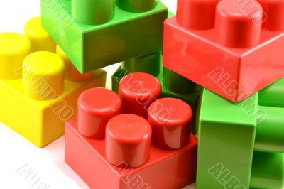 Children`s color cubes